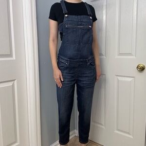 Blank NYC Overalls Denim Cotton Blue Skinny Cropped Casual Size 31
